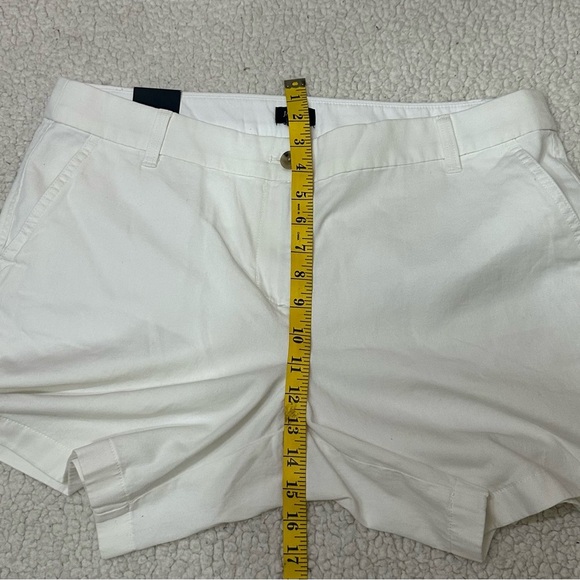 NWT J. Crew White Bermuda Shorts Classic Summer Style - Picture 2 of 10